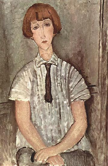 Amedeo Modigliani Madchen mit Bluse Norge oil painting art